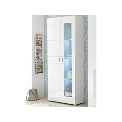 Abbildung von möbelando Vitrine Ella 80 x 194 35 cm (B/H/T)