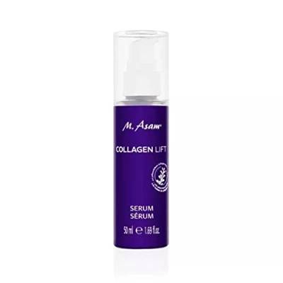 Abbildung von M. Asam COLLAGEN LIFT Serum (100ml) intensives Pflegeserum, verbessert die Spannkraft &amp; minimiert das Erscheinungsbild von Fältchen, dynamischer Lifiting Effekt, vegane Gesichtspflege