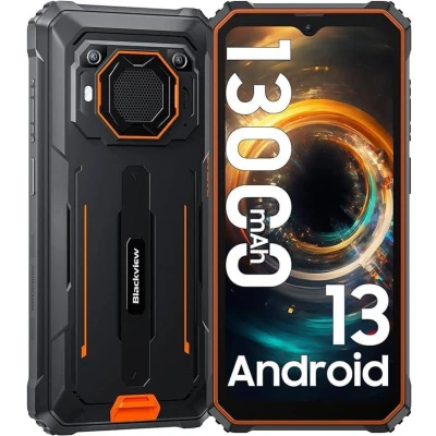 Abbildung von BV6200Pro Orange Rugged Smartphone, Outdoorhandy mit 8 GB RAM und 128 Speicher