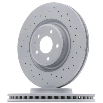Abbildung von ZIMMERMANN SPORT COAT Z 100.3356.52 Bremsscheibe 345 30 6/5 5 112 innenbelüftet, gelocht beschichtet hochgekohlt AUDI: A5 B8 Cabrio, Sportback