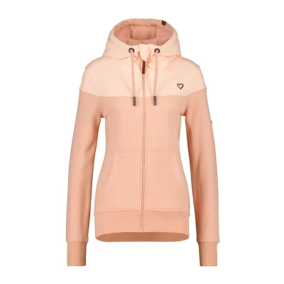 Abbildung von alife &amp; kickin Palinaak A Hooded Sweatjacke, Damen, Größe: XS, Italian clay melange