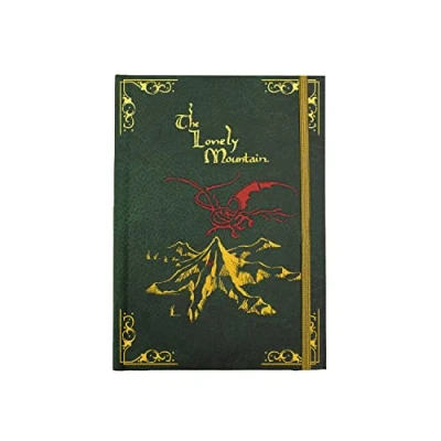 Abbildung von Cinereplicas Der Herr Ringe kleine Hobbit Hardcover Notizbuch mit faltbarer Karte 160p 14.5 * 21cm Official License
