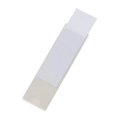 Abbildung von Durable Selbstklebetasche Pocketfix für Einsteckschilder, 100 x 30 mm, 10 Stück, transparent, 807319