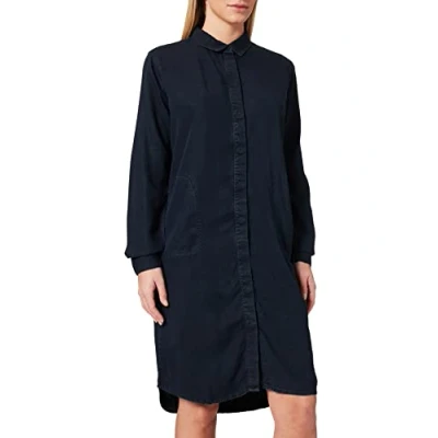 Abbildung von Kings of Indigo Damen Priscilla Kleid, Blau (Blue Black 8109), (Herstellergröße:L)