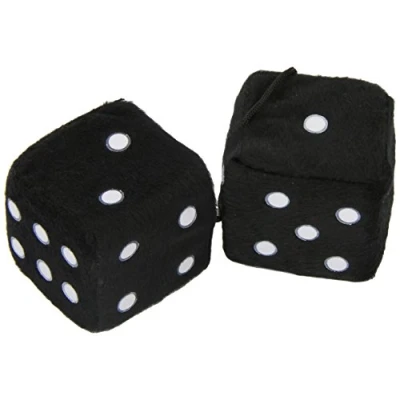 Abbildung von Sumex DADOS20 Plüschwürfel, Schwarz, 7 x cm