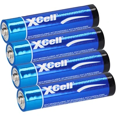 Abbildung von 4X AAA Micro Super Alkaline Batterie XCell 4er Folie LR03 ideal für die Stromversorgung von Geräten des täglichen Bedarfs (4)