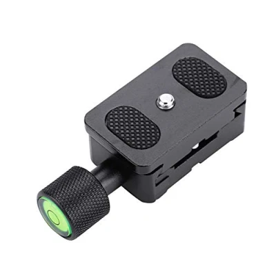 Abbildung von 30 mm Schnellwechselplatte, tragbare 1/4&quot; Schraubbefestigung Schnellspanner Halterung für DSLR Kamera Camcorder Stativ Einbeinstativ
