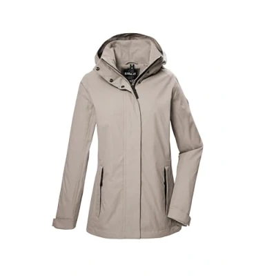 Abbildung von G.I.G.A. DX Damen Funktionsjacke wasserdicht/Outdoorjacke mit abzippbarer Kapuze GS 53 WMN JCKT, hellsand, 38, 42839 000