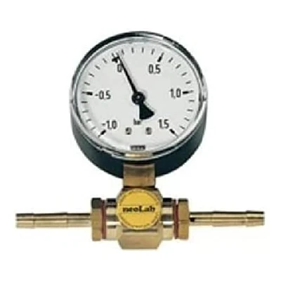 Abbildung von neoLab Grob Vakuum/Druckanzeiger, 2 Anschluss 7 mm, Druck 0 bar 1.5 bar, 110 mm x 25 100