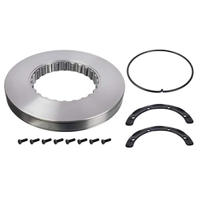 Abbildung von FEBI BILSTEIN Bremsscheibe VOLVO: FH, FH 16 II Hinterachse, Vorderachse 409,8mm 45mm voll beschichtet 104673 20442374,85103806 Bremsscheiben