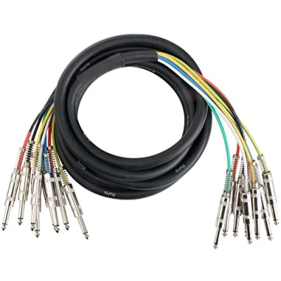 Abbildung von Pronomic Stage MJJ8 3 Multicore Kabel 8 x 6,3 mm Klinke mono auf m