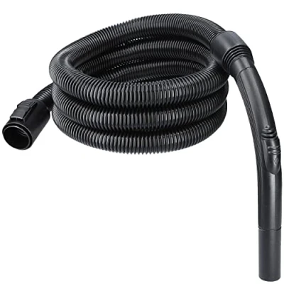 Abbildung von McFilter Staubsaugerschlauch (3 Meter) Schlauch mit Handgriff geeignet für Kärcher WD, MV, A, Serie, SE Staubsauger leicht, flexibel, formstabil, wendig