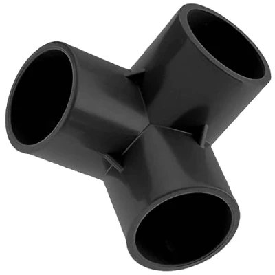 Abbildung von MegaHaustechnik Winkelverteiler Klebe Fitting für PVC Rohr Außendurchmesser 40mm