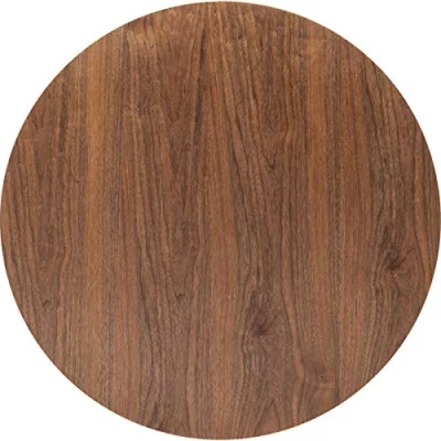 Abbildung von Kare Design Invitation Round Walnut Tischplatte, Ø90 cm