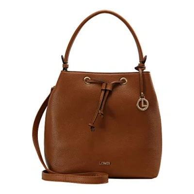 Abbildung von L.CREDI Ebony Handtasche, Damen, Größe: One Size, Cognac