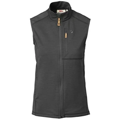 Abbildung von Fjallraven Damen Sweatshirt Keb Fleece Vest W, Dark Grey Black, XXS, 89963