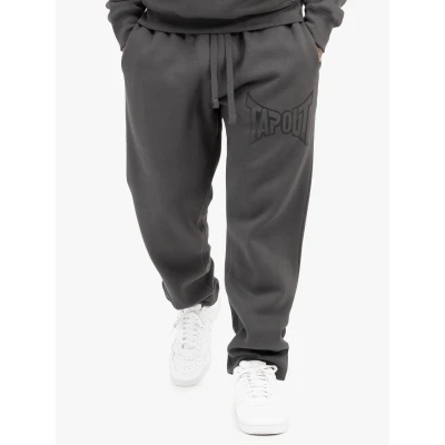 Abbildung von Tapout Herren Jogginghose Normale Passform Lifestyle Basic Jogger Anthracite/Black XL
