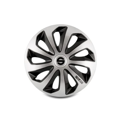 Abbildung von SPARCO SICILIA SPC1573SVBK Radblenden 15Zoll schwarz/silber