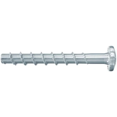 Abbildung von fischer UltraCut FBS II 6x40/5 Panhead, leistungsstarke Betonschraube, Linsenkopfschraube, zur Befestigung in den Bereichen Sanitär, Heizung &amp; Klima, galvanisch verzinkt, 100 Stk.
