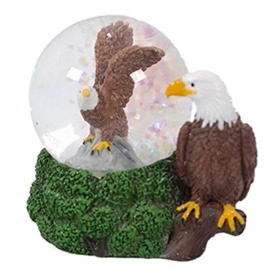 Abbildung von PIA Glitzerkugel Adler, Schneekugel Tier Tiere Schneekugeln Weißkopfseeadler