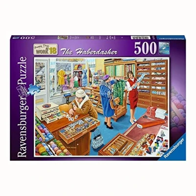 Abbildung von Ravensburger Puzzle Kurzwarenpuzzle 500 Teile, Puzzleteile