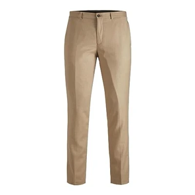 Abbildung von Jack &amp; Jones Premium Jprsolaris NOOS Stoffhose, Herren, Größe: 54, Pure cashmere