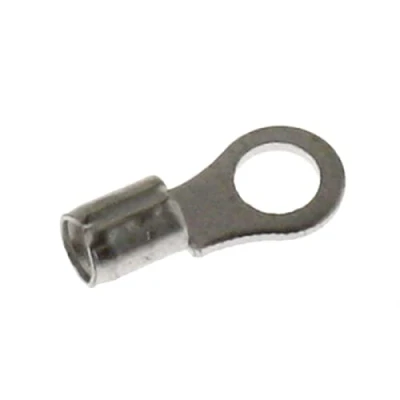 Abbildung von Lumonic 25x Quetschkabelschuhe blank 1,5 2,5mm² I RIngkabelschuhe M4 unisoliert Kabelschuhe M4, Rohrkabelschuh 1,5mm2 2,5mm2 Ringösen, Quetschverbin