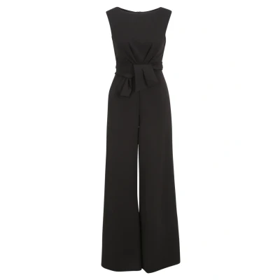 Abbildung von Vera Mont Damen Jumpsuit mit weitem Bein Schwarz,48
