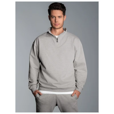 Abbildung von Trigema Sweatshirt &quot;TRIGEMA Troyer in bequemer Sweat Qualität&quot;