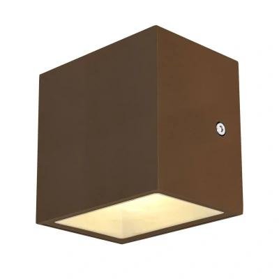 Abbildung von SLV Wandlampe SITRA CUBE für die effektvolle Außenbeleuchtung von Hauseingang, Wänden, Wegen, Terrassen, Fassaden, Treppen LED Wandleuchte, Aussenleuchte, Gartenlampe Inside, 10W,