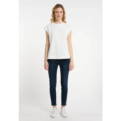 Abbildung von Ärmelloses Damen Sweatshirt von DREIMASTER Maritim XS / Off White 60% Polyester 40% Baumwolle