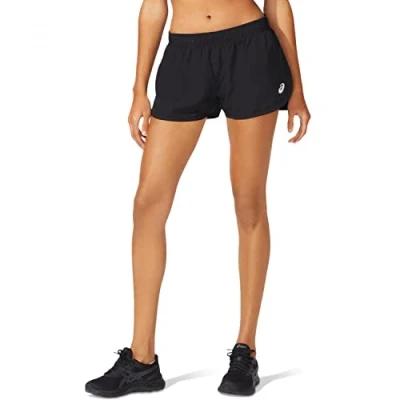 Abbildung von Asics CORE Split Short kurze Sporthose, Damen, Größe: Large, Performance black