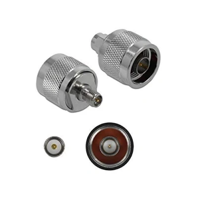 Abbildung von DELOCK Adapter N Stecker zu RP SMA Buchse 10GHz