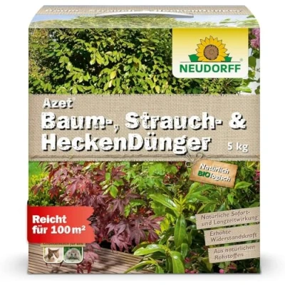Abbildung von Neudorff Pflanzendünger Azet Baum , Strauch und HeckenDünger 5 kg