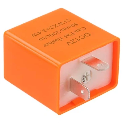 Abbildung von Kinstecks ​​2Pin Blinkrelais Geschwindigkeit einstellbar 12V Motorrad Blinker LED für