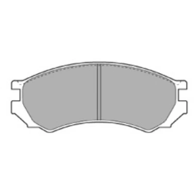 Abbildung von MAPCO 6345 Bremsbelagsatz Vorderachse NISSAN: ALMERA 1 Hatchback, 100NX, Primera Limousine