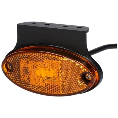 Abbildung von SAMETRUCK Seitenmarkierungsleuchte LED Begrenzungsleuchte orange 12V 24V PKW LKW Anhänger