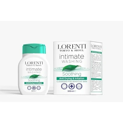 Abbildung von LORENTI TOKYO &amp; SEOUL Intimate Washing Soothing 300ml Damen Intimwaschlotion Sanftes Waschgel für Intimpflege und unerwünschten Gerüchen Schützt vor Austrocknung Reizung