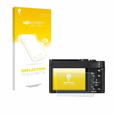 Abbildung von upscreen Entspiegelungs Schutzfolie für Panasonic Lumix DC TZ99 Displayschutz Folie Matt [Anti Reflex, Anti Fingerprint]