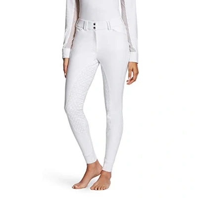Abbildung von Ariat Reithose Tri Factor Damen Grip Full Seat White 36L