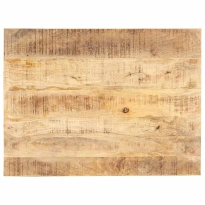 Abbildung von vidaXL Mangoholz Massiv Tischplatte Massivholzplatte Holzplatte Ersatztischplatte Holz Platte für Esstisch Esszimmertisch 15 16mm 70x60cm