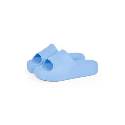 Abbildung von Tommy Jeans Chunky POOL Slide Badesandale, Damen, Größe: 35 36, Sugarplum blue Schuhe
