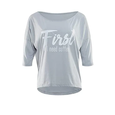 Abbildung von Winshape 3/4 Ultra Light MCS001 Langarmshirt, Damen, Größe: 3XL, Cool grey/glitter/white