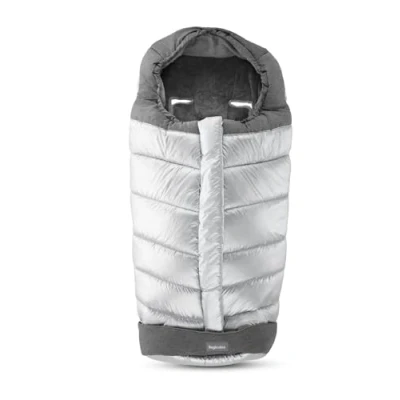 Abbildung von Inglesina Thermischer Winterfußsack für Kinderwagen, Grau, Wasserdichtes Gewebe, Warmes Weiches Innenfutter, 47 x 95 cm
