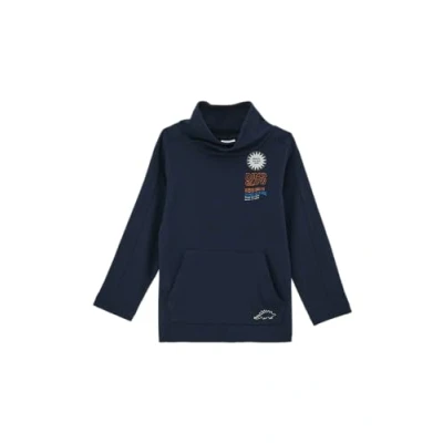 Abbildung von s.Oliver MIT Schalkragen Langarmshirt für Kinder, Größe: 104/110, Navy