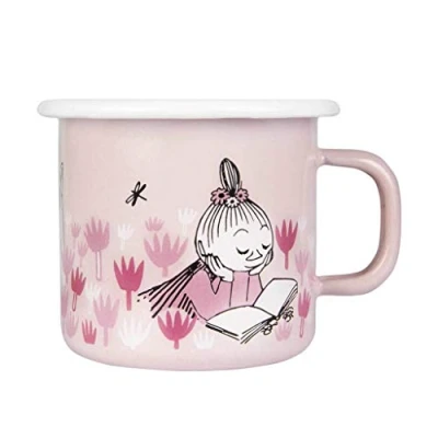Abbildung von Muurla Kindergeschirr Set Tasse Mumins Moomin Girls Rosa (250 ml)