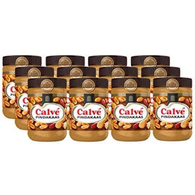Abbildung von 12 X Calvé Pindakaas Erdnußbutter 650g