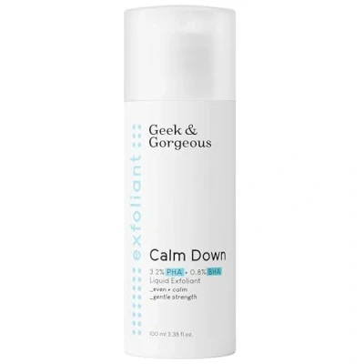 Abbildung von Geek &amp; Gorgeous Calm down sanftes Peeling für das Gesicht, mit PHA und BHA Säuren, empfindliche Haut, 100 ml