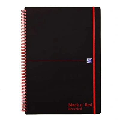 Abbildung von Black n&#039; Red Recycle A4 Kunststoff Hardcover Buch