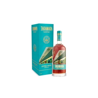 Abbildung von Takamaka Rum I St Andre Extra Noir 0,7 Liter Flasche 43% Volume Dunkler und kräftiger von den Seychellen In einer Geschenkbox